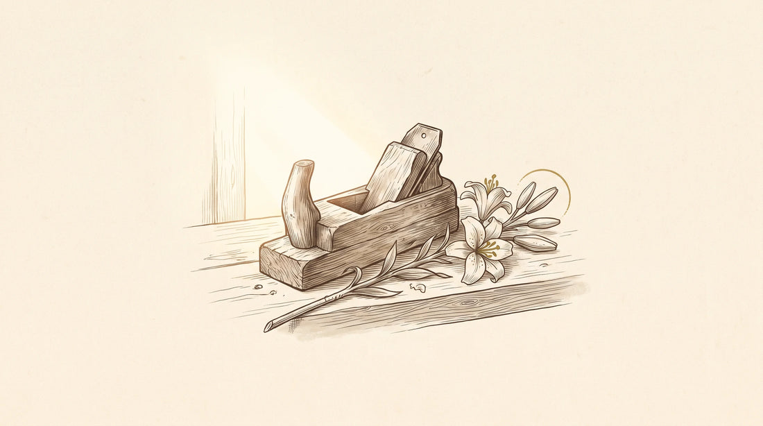 Ilustración devocional de la oración A San José