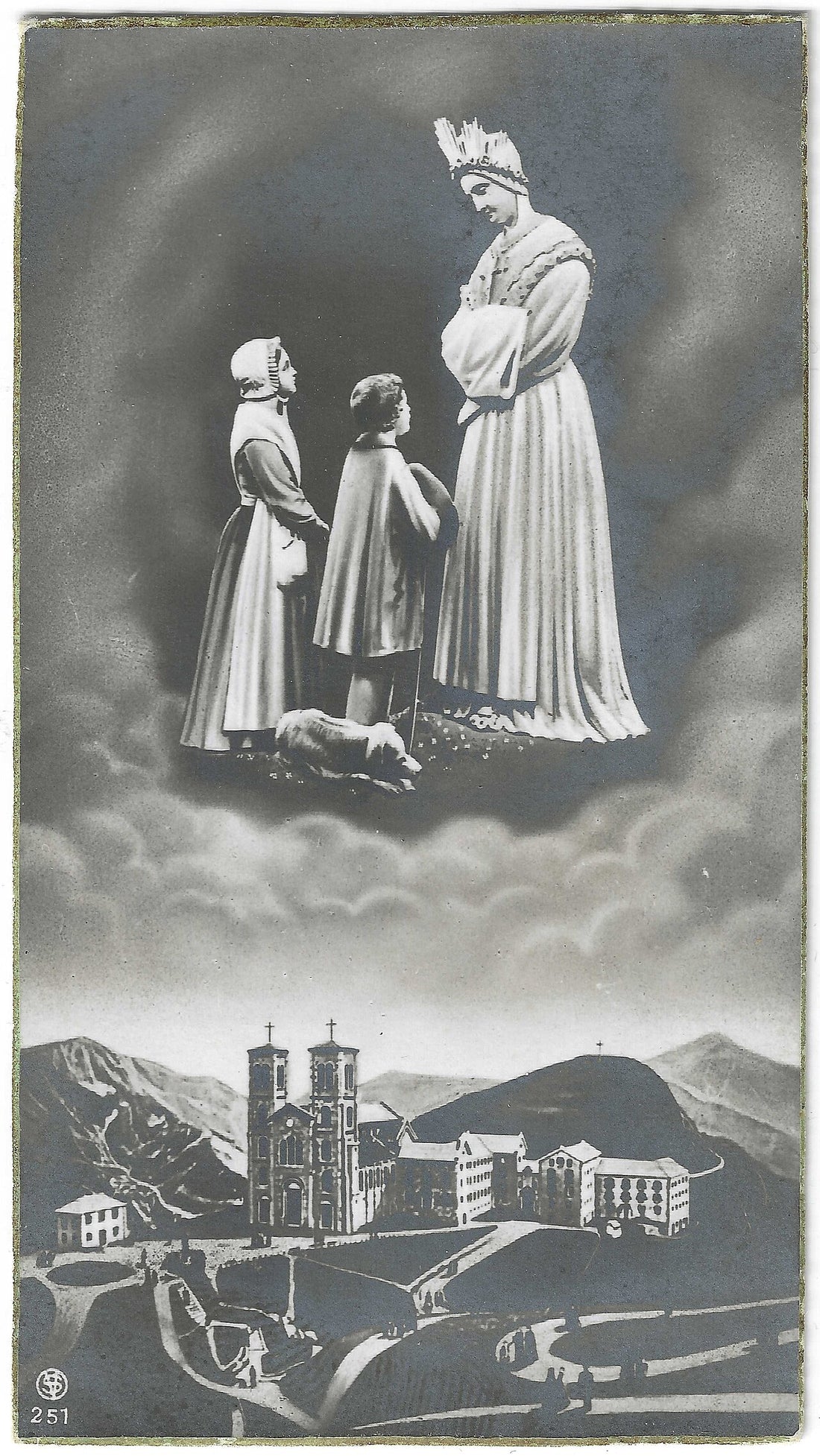 Representación devocional histórica de Nuestra Señora de La Salette.