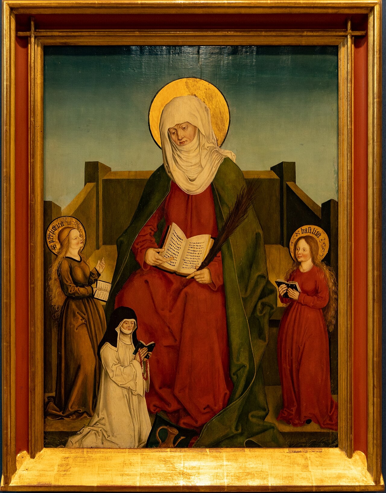 Pintura de Santa Mónica perteneciente al altar de Inzigkofen