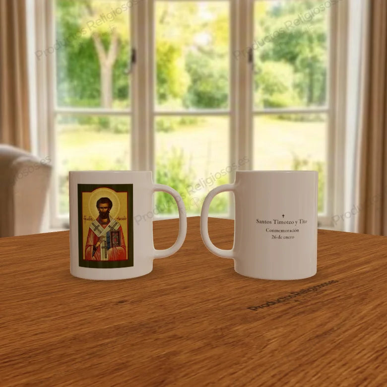 Taza de Santos Timoteo y Tito