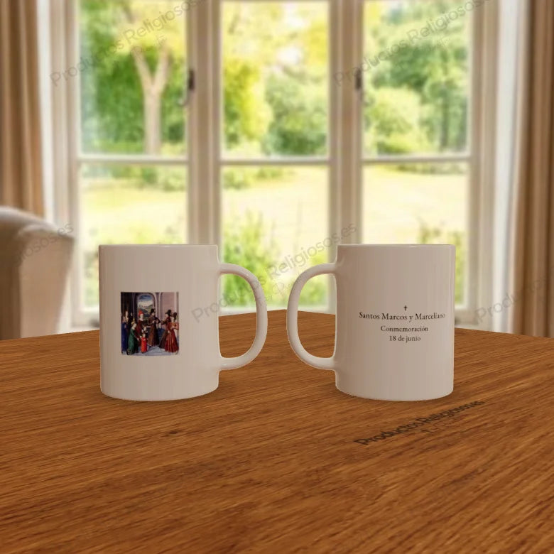 Taza de Santos Marcos y Marceliano