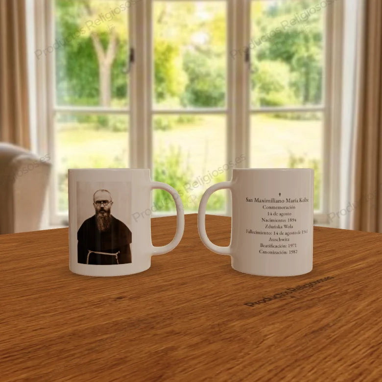 Taza de San Maximiliano María Kolbe