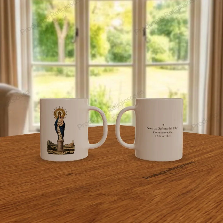 Taza de la oración · Virgen del Pilar