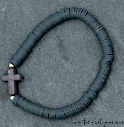 Pulseras de Cuentas en Arcilla Polimérica (Gama Pastel)