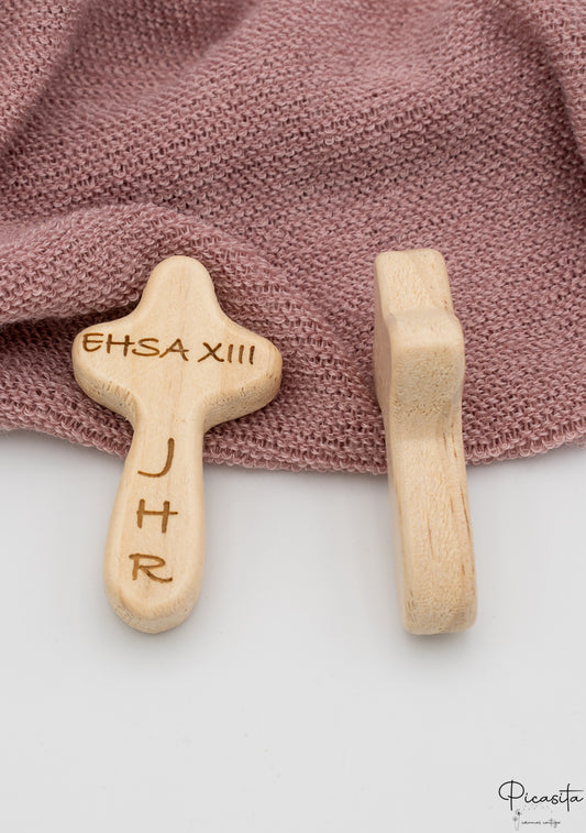 Cruces de Consuelo de Madera Diseño Sencillo Grabables