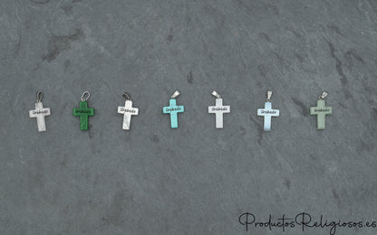 Cruces para Collares de Piedra Piedra 25 x 17 mm