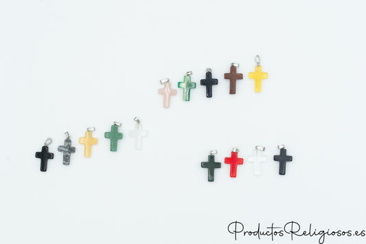 Cruces para Collares de Piedra Piedra 27 x 18 mm