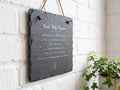 Plato de Pizarra · Salve Regina Placa de Pared English