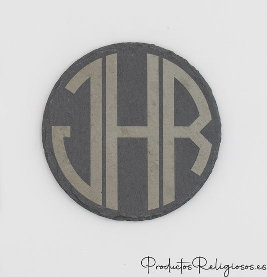 Posavasos de Pizarra Natural Personalizados con Motivos Religiosos