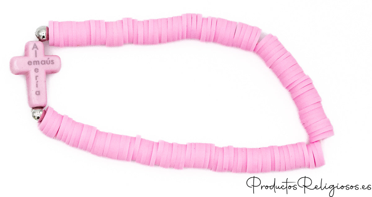 Pulsera de Cuentas en Arcilla Polimérica Tonos Flúor (Gama Vibrante)