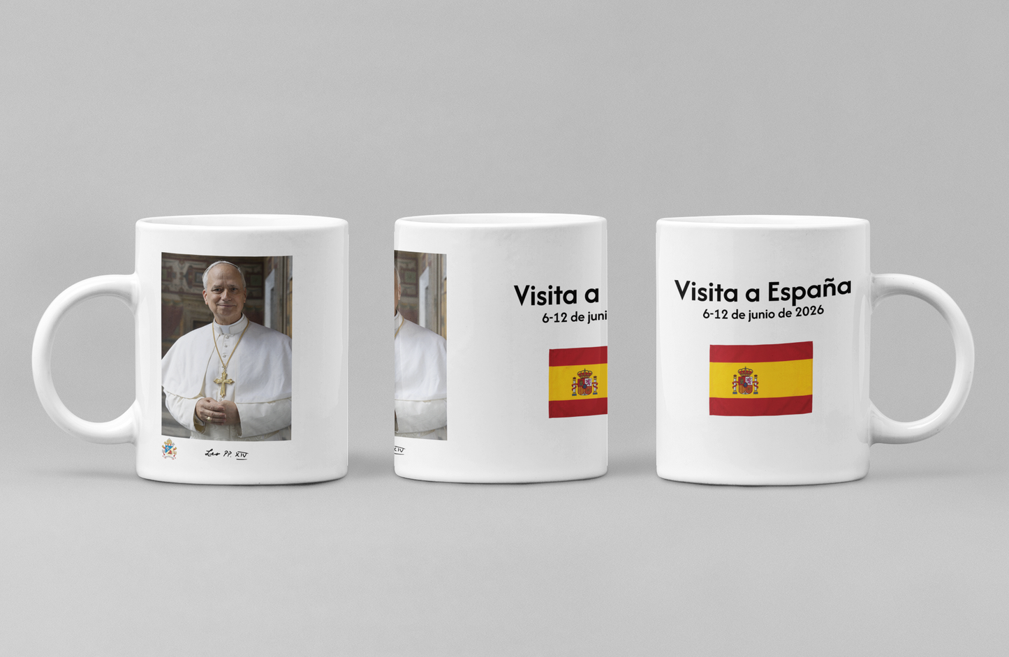 Taza Visita a España Papa Leon XIV