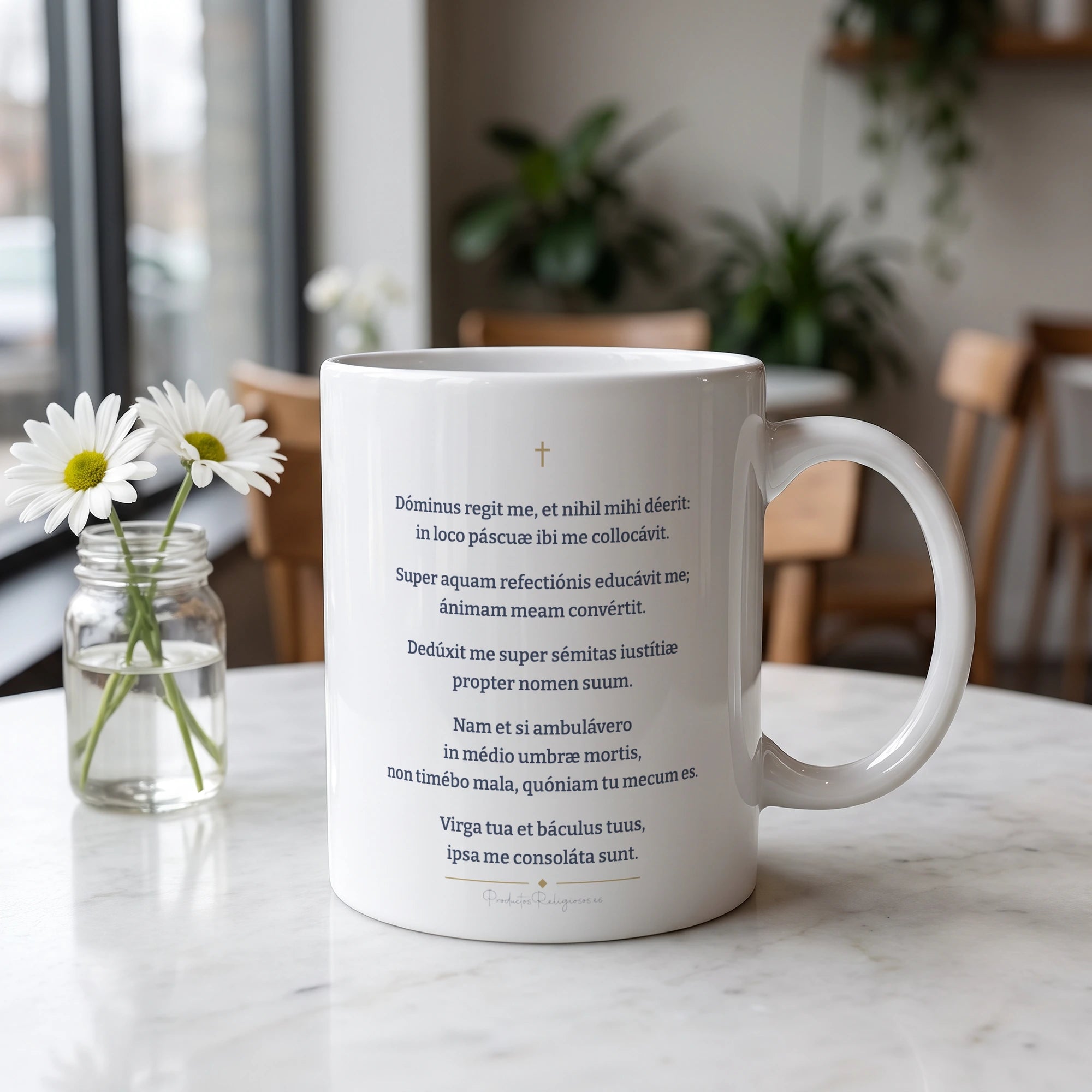 Taza de la oración · Salmo 23 Latín
