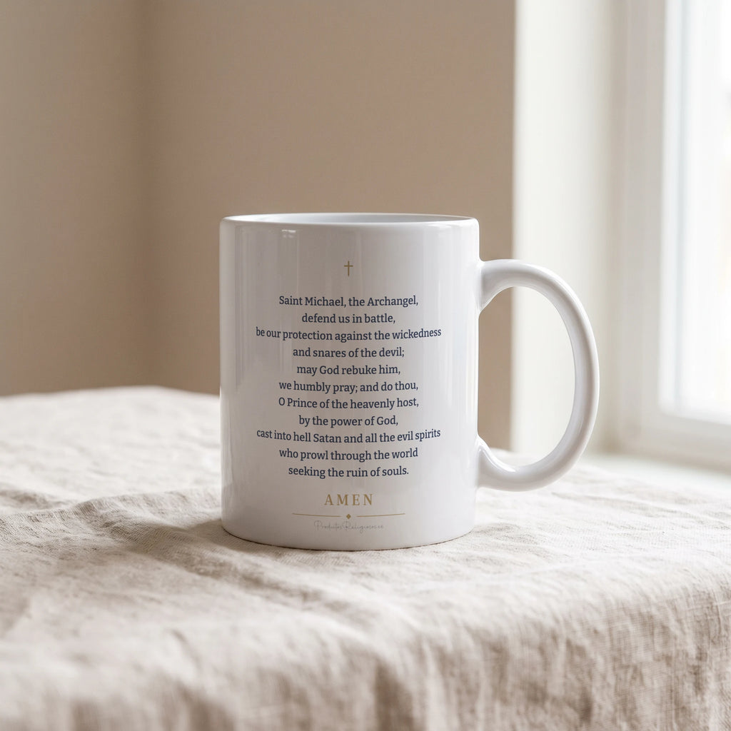 Taza de la oración · San Miguel Arcángel English