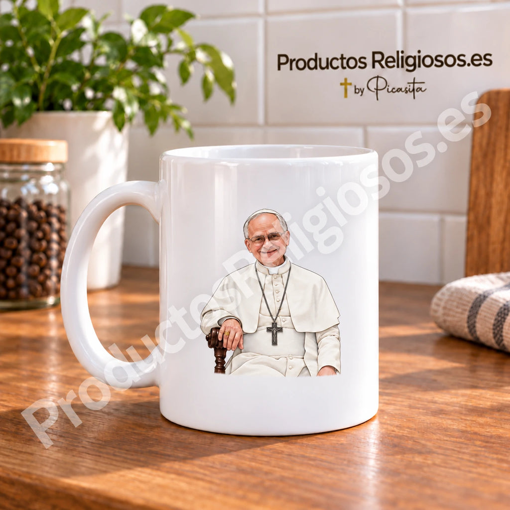 Taza Visita a España Papa Leon XIV