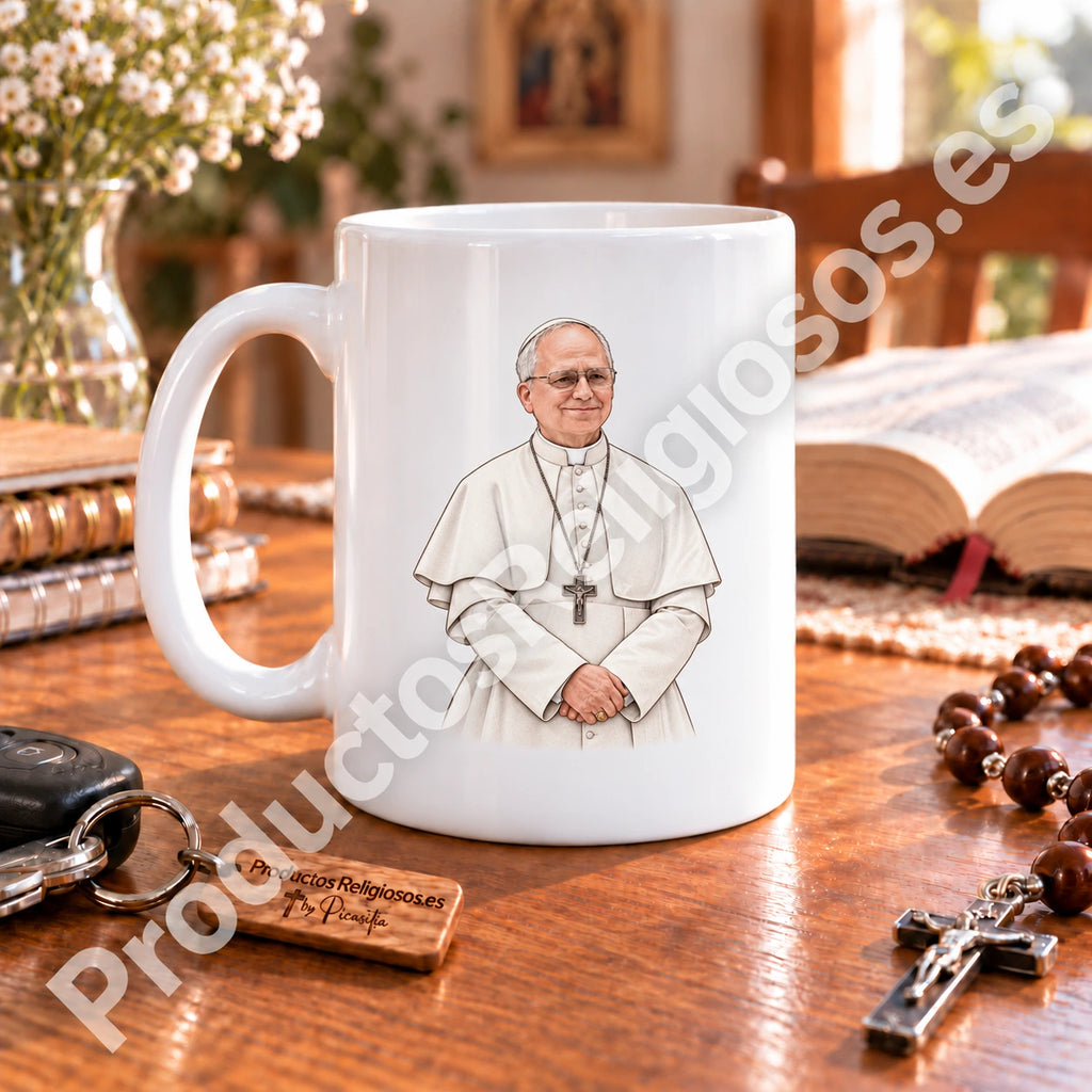 Taza Visita a España Papa Leon XIV