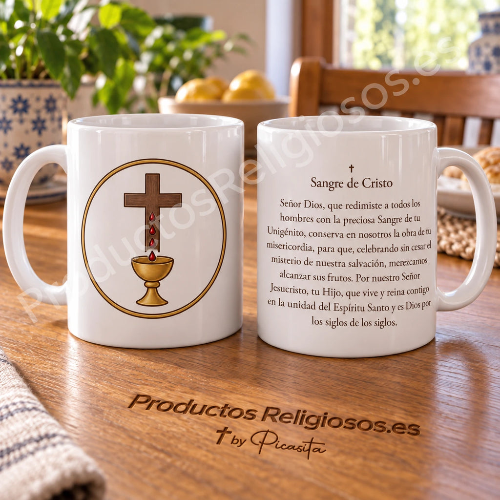 Taza de la oración · Sangre de Cristo