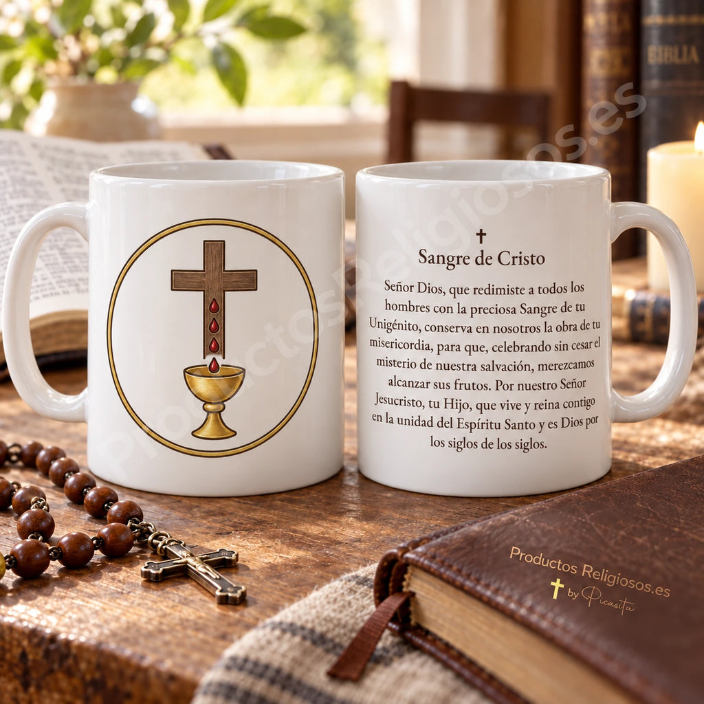 Taza de la oración · Sangre de Cristo