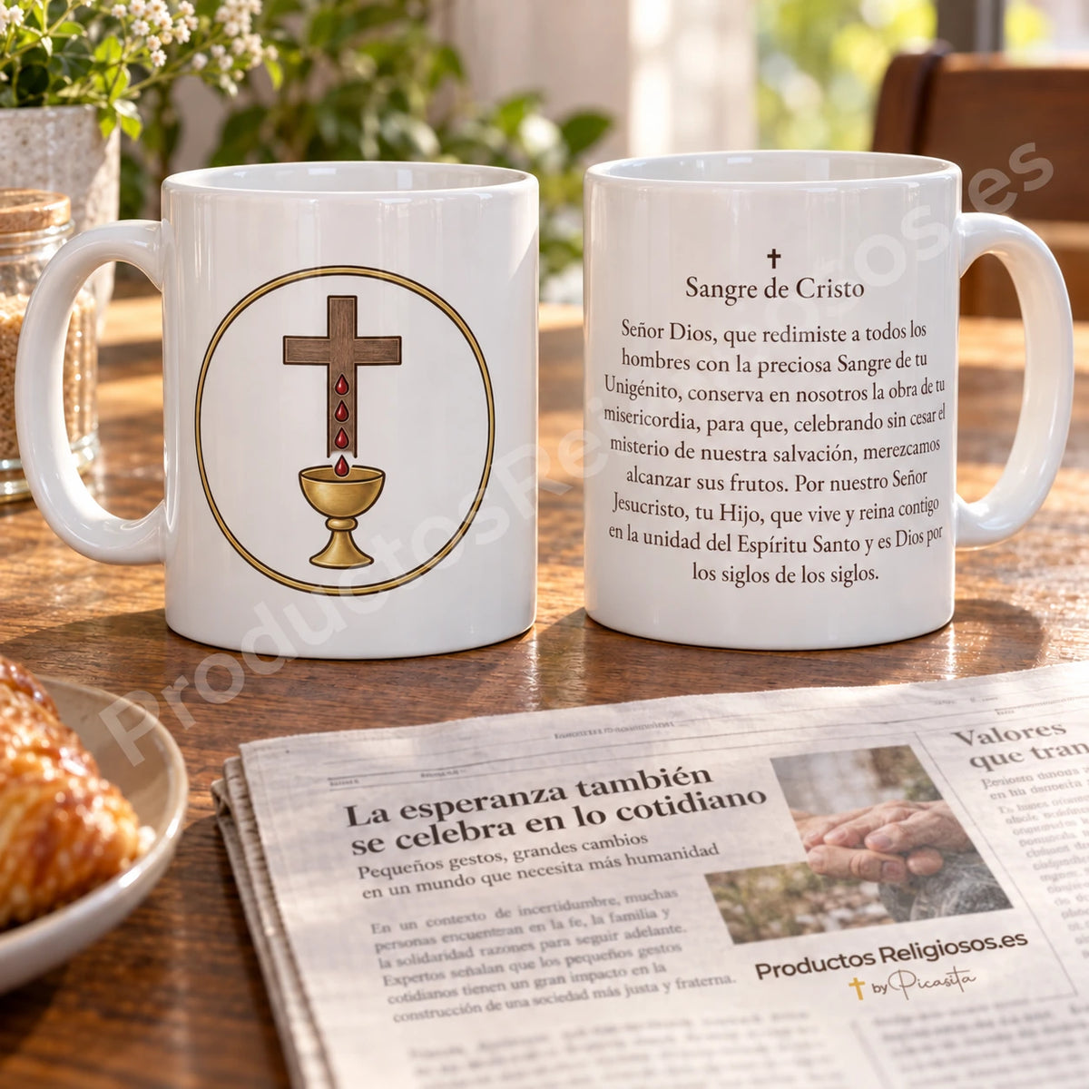 Taza de la oración · Sangre de Cristo