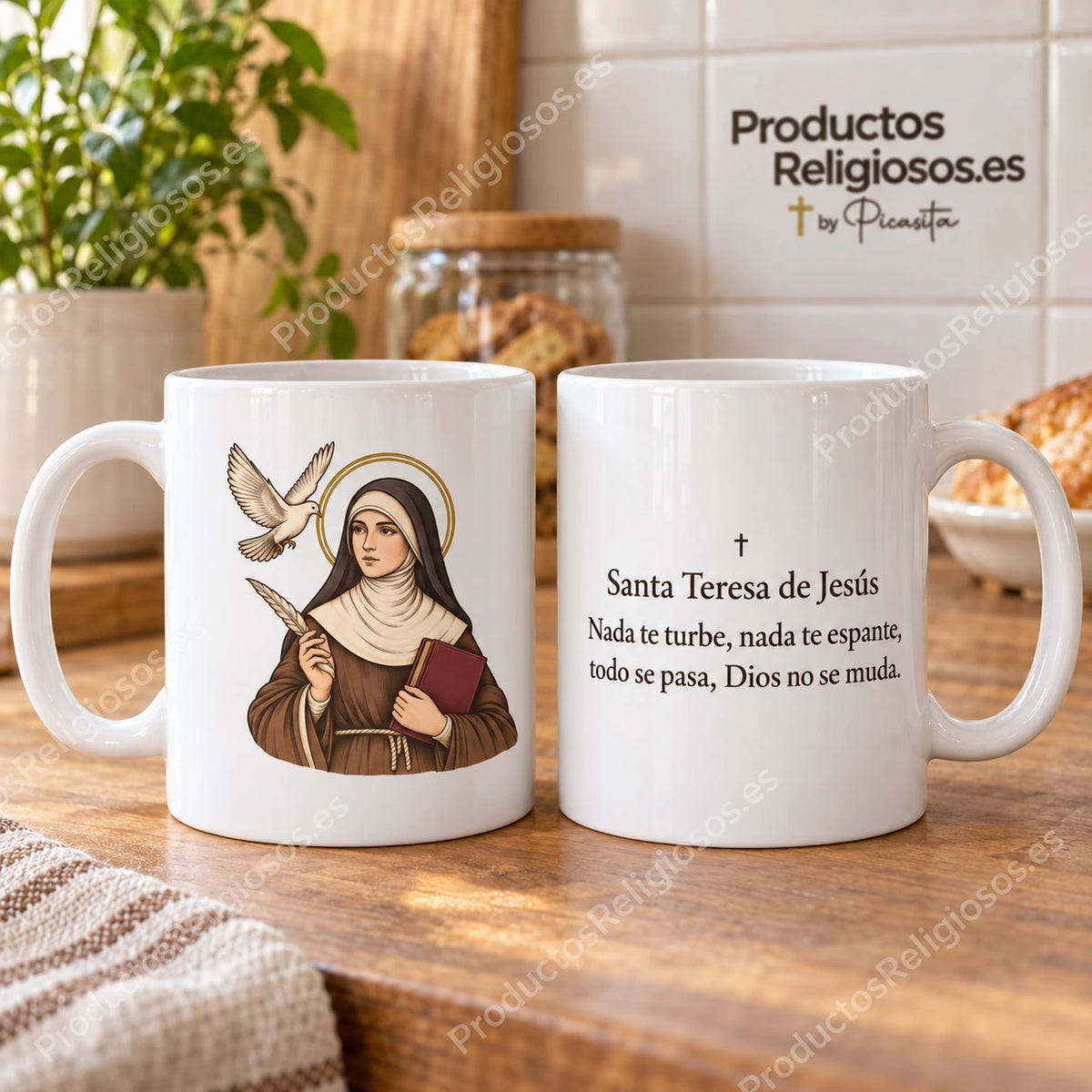 Taza de Santa Teresa de Jesus (Santa Teresa de Avila) 2