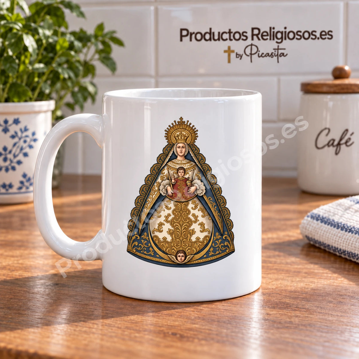 Taza de la oración · Virgen del Rocío
