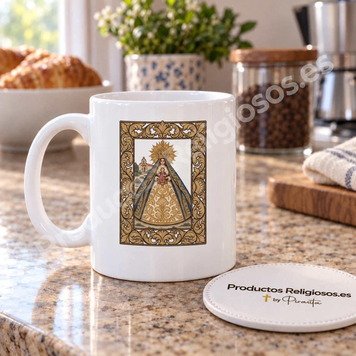 Taza de la oración · Virgen del Rocío